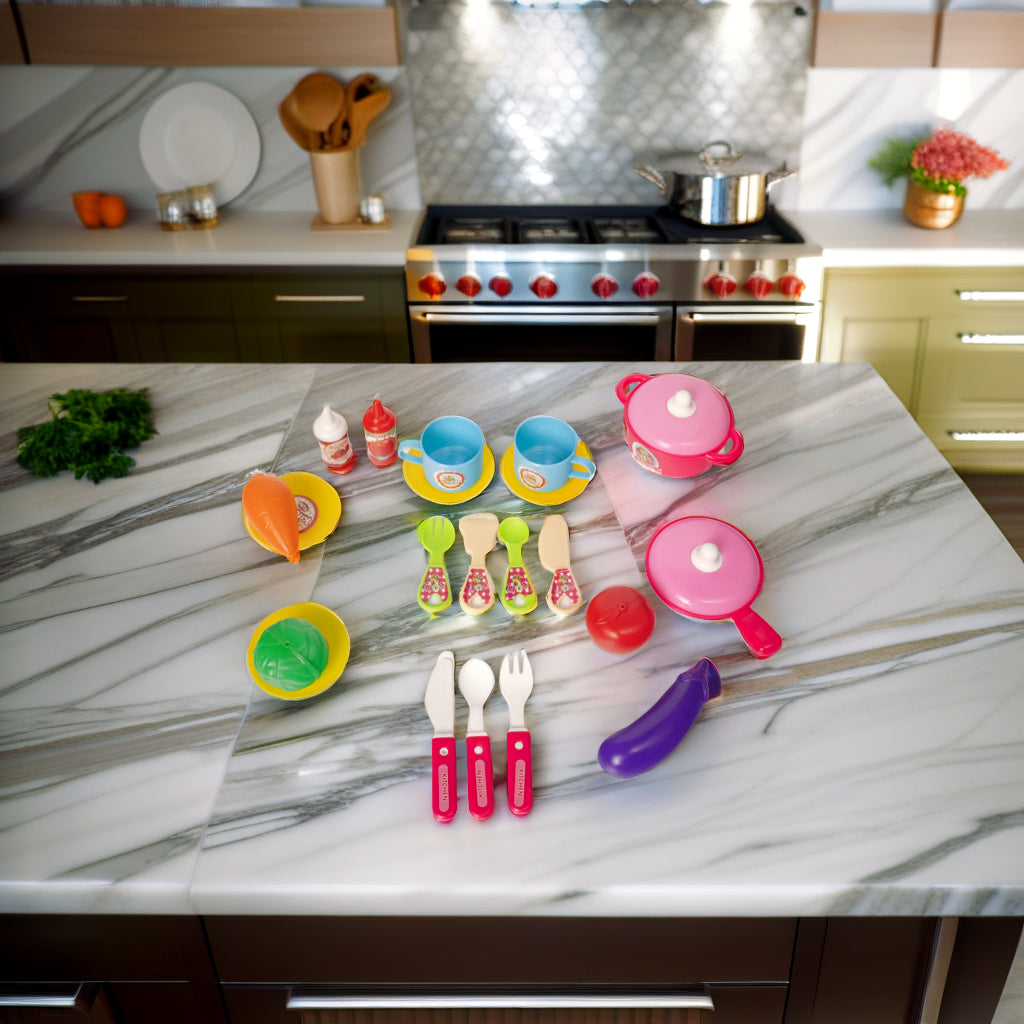 ILEARNNGROW Luxury Kitchen Set - Cooking Suitcase